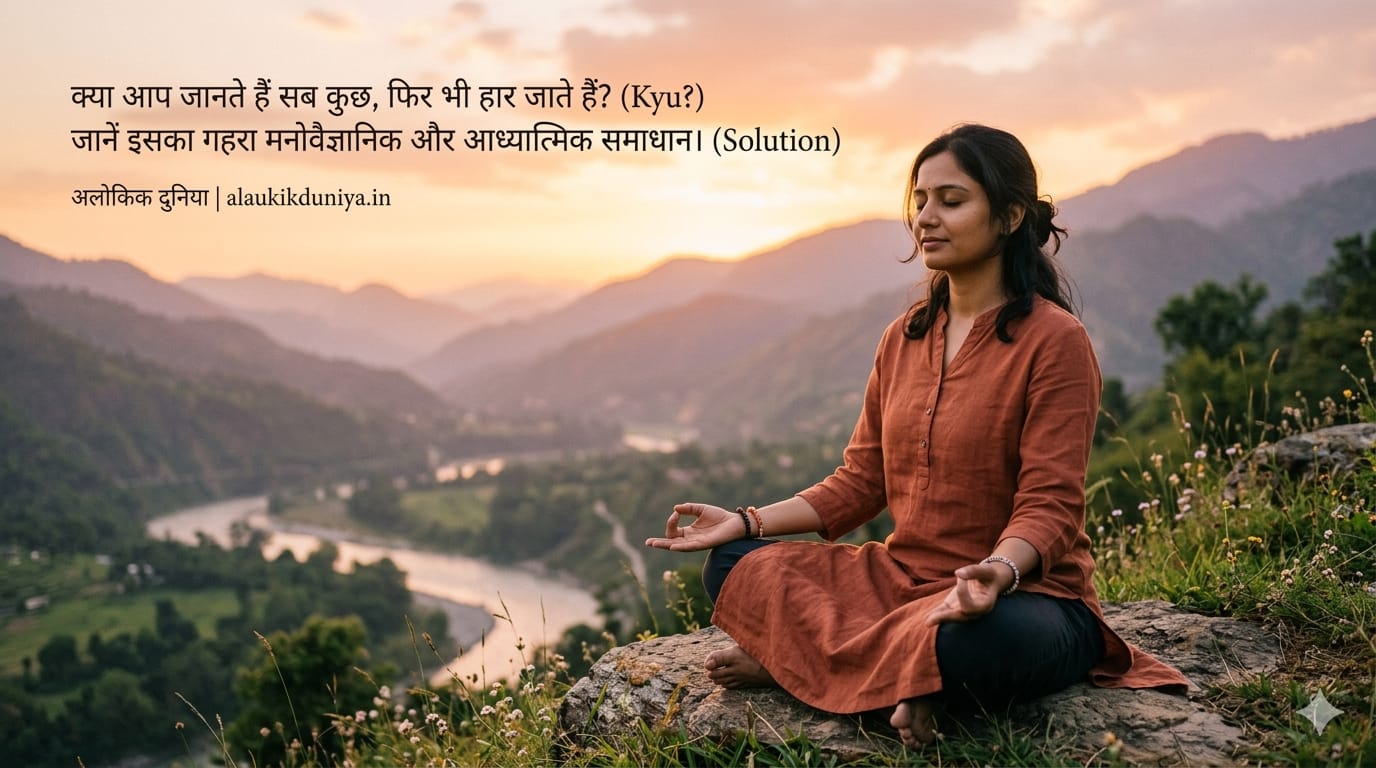 हम सब कुछ जानते हुए भी सही कदम क्यों नहीं उठा पाते? एक मनोवैज्ञानिक और आध्यात्मिक विश्लेषण